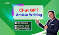 be writing website articles blogs and content using chat gpt