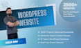 create wordpress website design and development