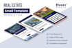 do real estate editable HTML email template design, responsive newsletter design
