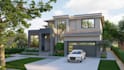 design landscape, terrace, backyard, pool, and patio