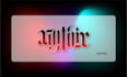 create ambigram in two style, cursive and gothic