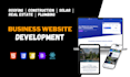 build construction, roofing, plumbing, solar, cleaning, pest control website