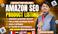 set up amazon fba fbm SEO product listings for pl, amazon listing optimization