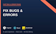 fix bugs and errors in your angular react and javascript web app