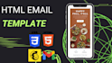 code a responsive HTML email template