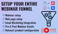 setup your entire webinar funnel