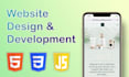design and develop website HTML CSS javascript bootstrap