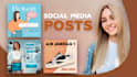 custom design posts, ads and story, instagram and facebook