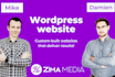 create your wordpress website