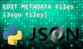create or modify your metadata for nfts ordinal and CSV included