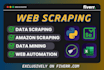 do professional web scraping and data extraction