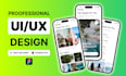 do UI UX design, mobile app or website ui ux design