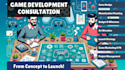 provide a game development and design consultancy service