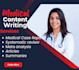 write medical case reports, manuscripts, review articles, and summaries