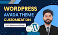 design wordpress avada theme customization or figma to avada using avada builder