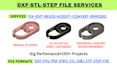 modify,convert,edit,remodel and resize your dxf stl step