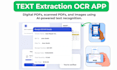 create PDF and image data extraction and auto filling tool