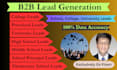 provide school, college, and university faculty department lead generation
