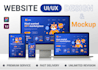do modern responsive website UI UX design in figma