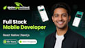 develop a react native and nodejs application with mongodb