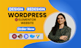be your elementor expert for wordpress websites