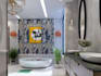 create 3d interior design bathroom