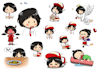 draw chibi character, sticker, and emojis
