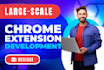 be your chrome extension developer browser automation bot developer