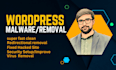 clean server, wordpress malware remove, fix all issues 1hour