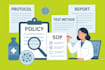 write sops protocols reports procedures work instructions