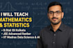 teach you maths and statistics