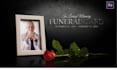 create urgent funeral tribute slideshow, memorial slideshow, photo tribute video