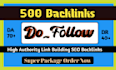 do 200 high da dofollow link building SEO backlinks