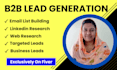 do linkedin lead generation, web scraping, data scraping, web research