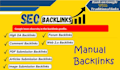 create high quality manual backlinks on high da DR websites