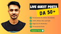 publish high da guest posts, guest posting with permanent backlinks
