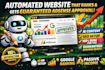 create a fully automated seo website with guarantee approval