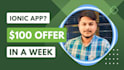 be your ionic developer expert if you need ionic application