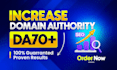 increase moz domain authority da 70 plus by dofollow SEO backlinks