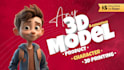 do 3d modeling and animation of your concept