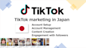 be your tiktok account manager in japan