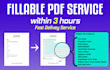 create fillable forms within 3 hours