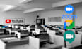 create google meet and zoom virtual background and logo