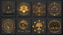 create sacred geometry logo and spiritual mystical designs