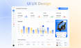 create website UI admin panel, CRM, dashboard UI UX design