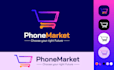 design amazon store, shopify, ecommerce business website logo