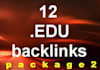 create 12 EDU profile backlinks on PR8 and PR7 domains package2