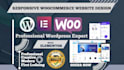 develop wordpress ecommerce website using woocommerce and elementor