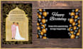 design invitation card or marriage, birthday and many more