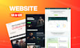 do website ui ux to create website ui, website mockup, web template, wireframe